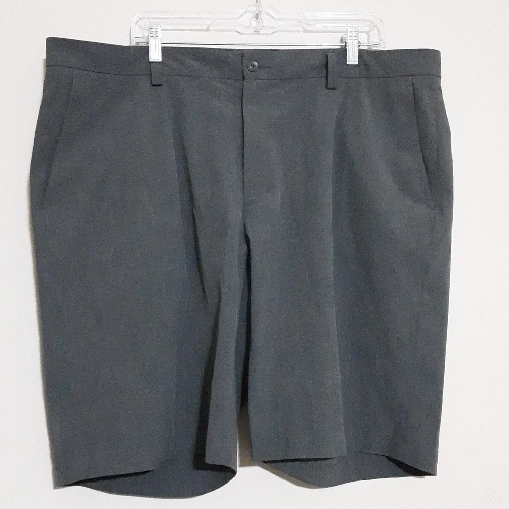 Slazender Men's Gray Performance Golf  Shorts 42 Outdoors Casual Hiking Vacation